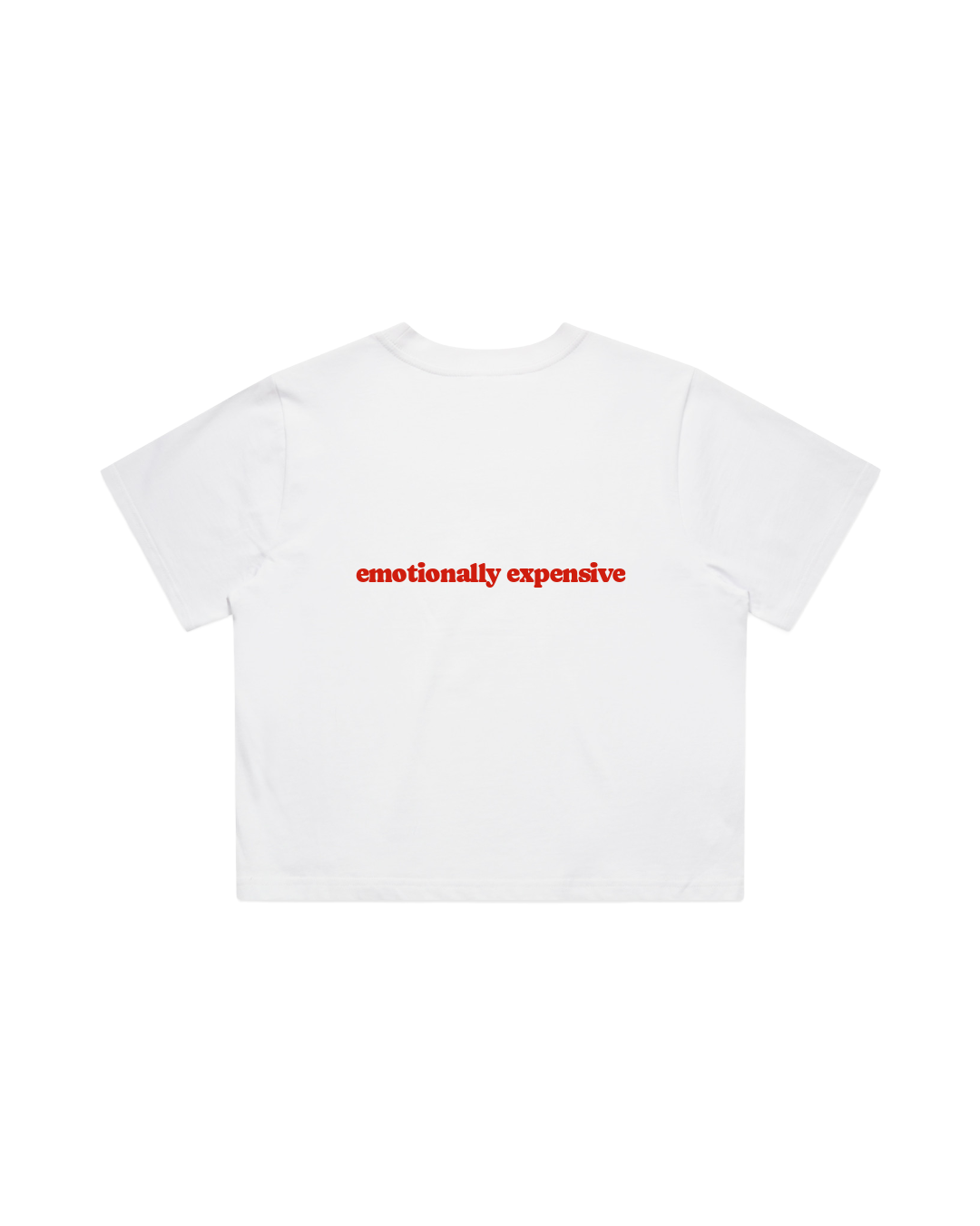 Women Crop Tee White