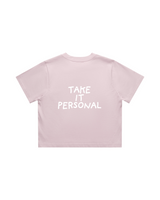 Women Crop Tee Pink