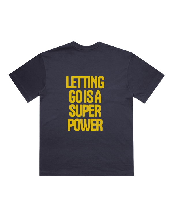 Men Box Tee Navy Blue