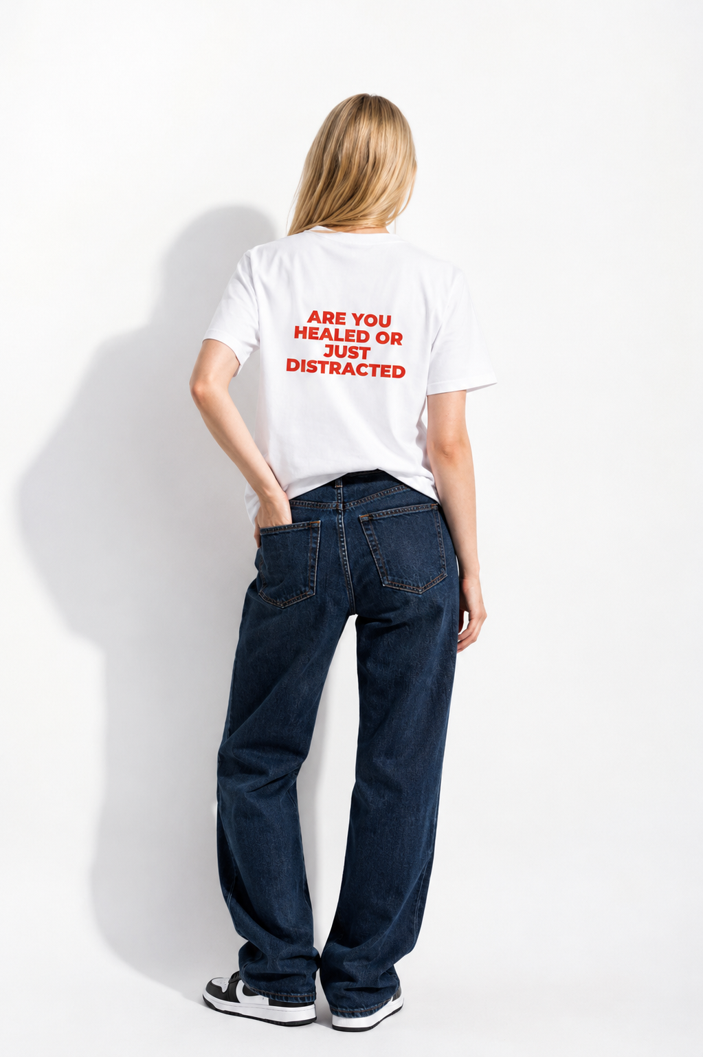 Women Box Tee White