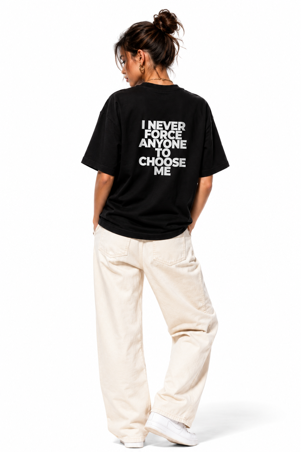 Women Box Tee Black