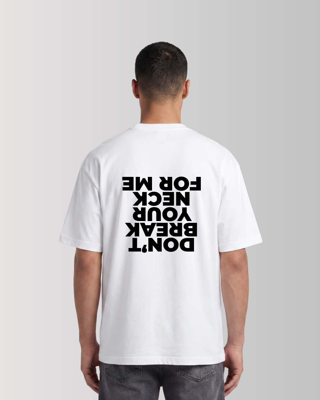 Men Box Tee White