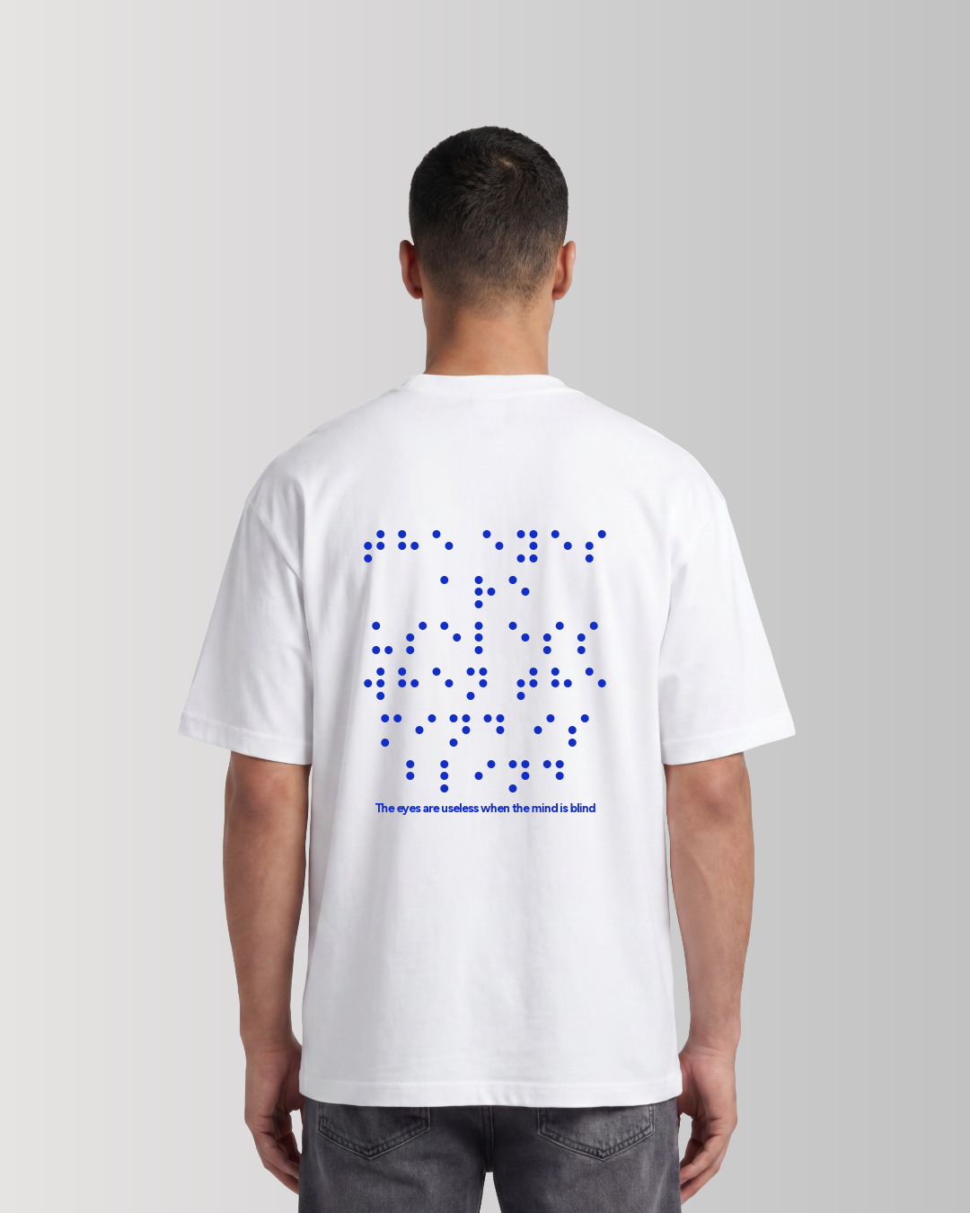 Men Box Tee White