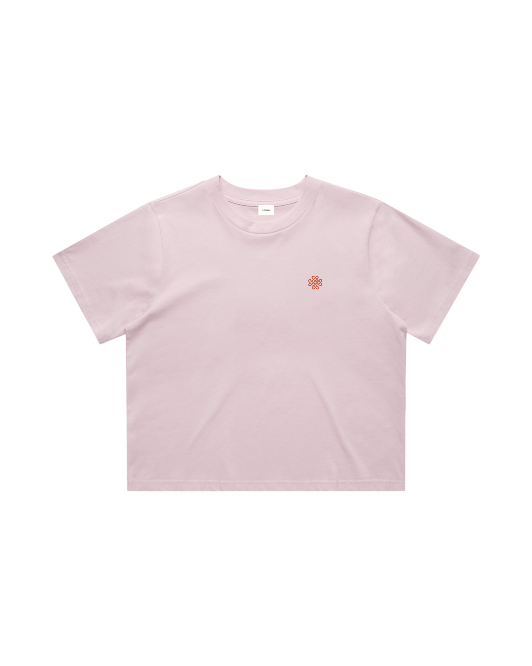 Women Crop Tee Pink