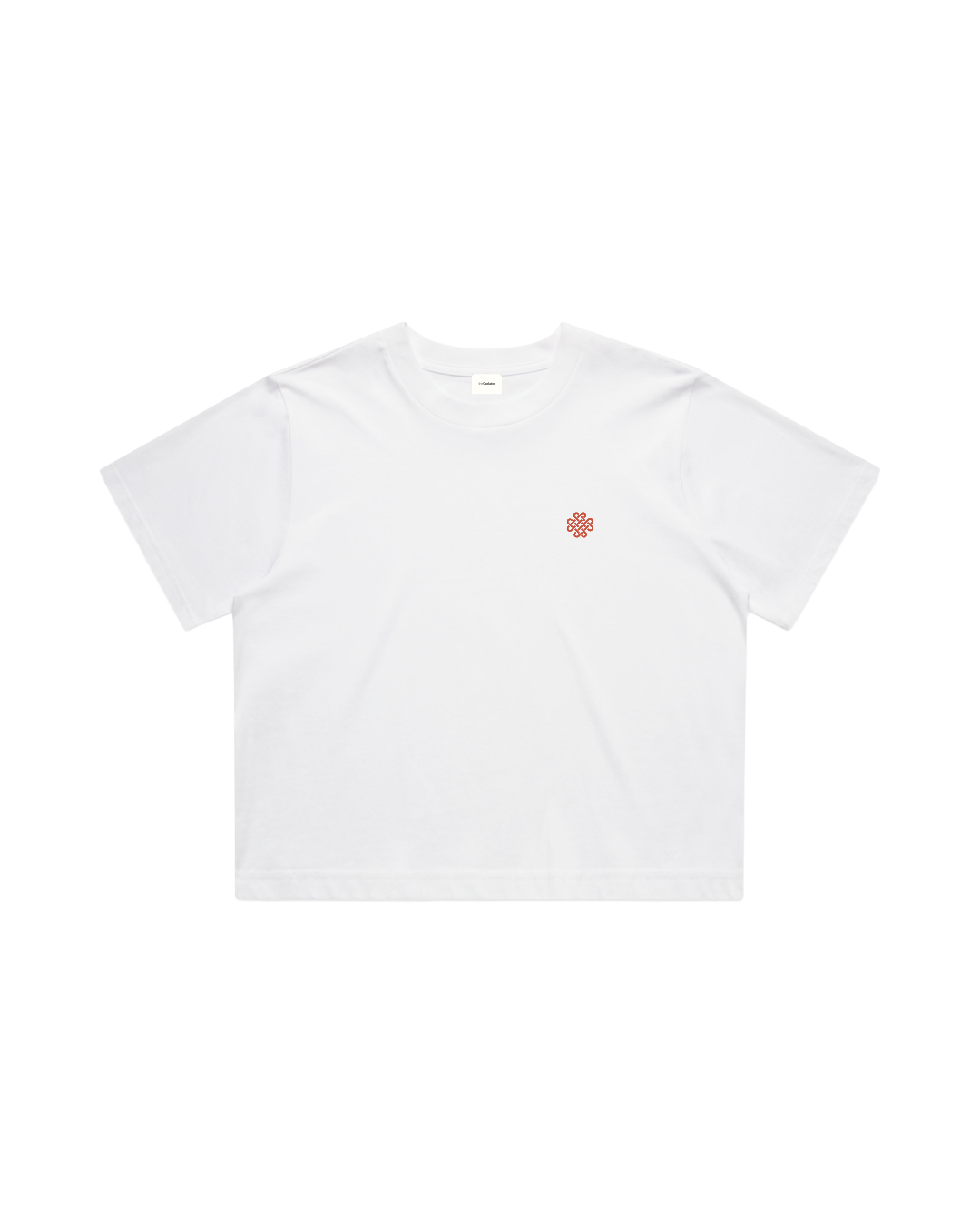 Women Crop Tee White