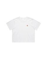 Women Crop Tee White