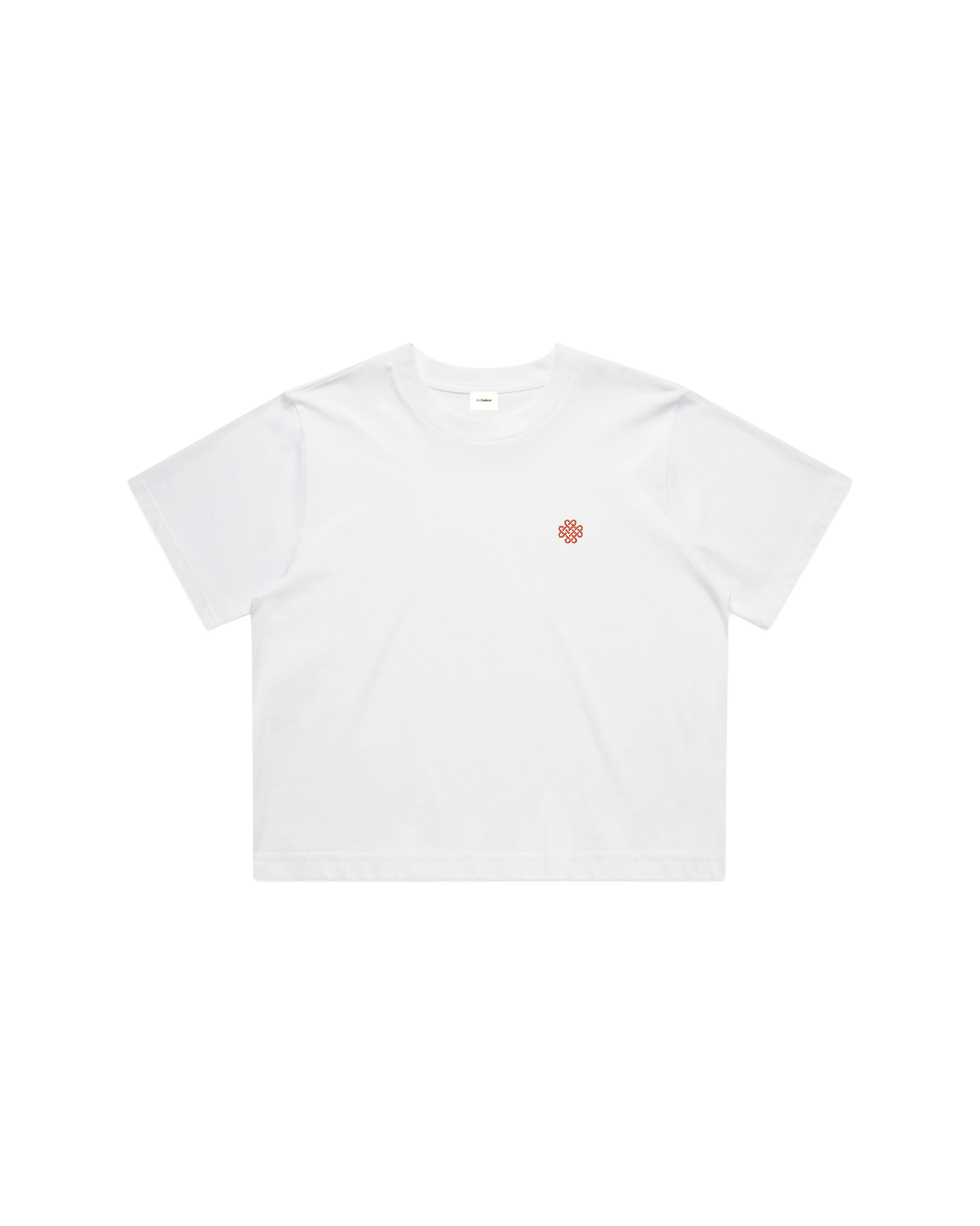 Women Crop Tee White