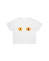 Women Crop Tee White