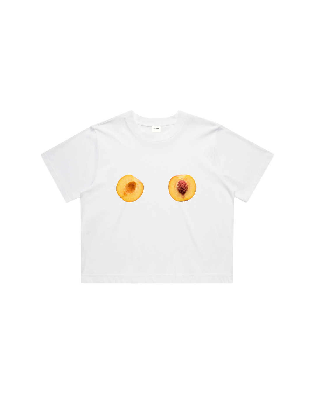 Women Crop Tee White
