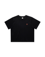 Women Crop Tee Black