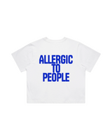 Women Crop Tee White