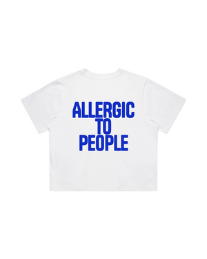 Women Crop Tee White