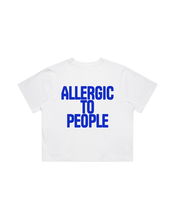 Women Crop Tee White