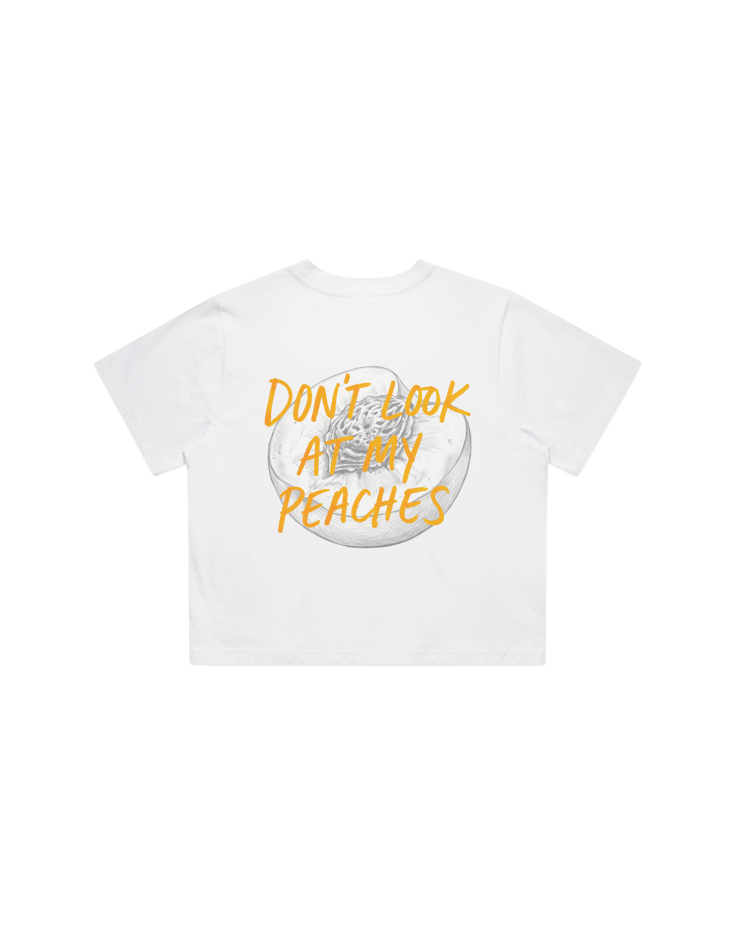 Women Crop Tee White
