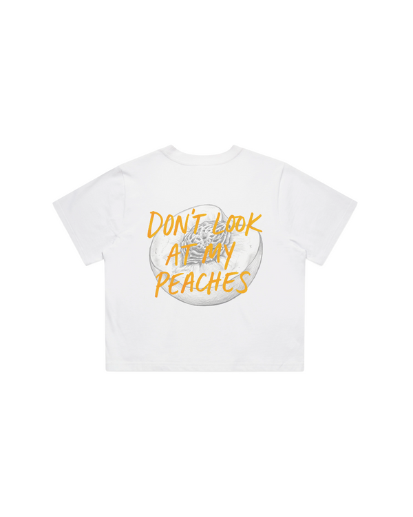 Women Crop Tee White