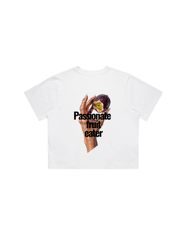 Women Crop Tee White