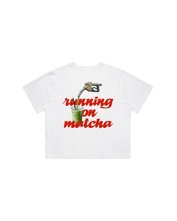 Women Crop Tee White