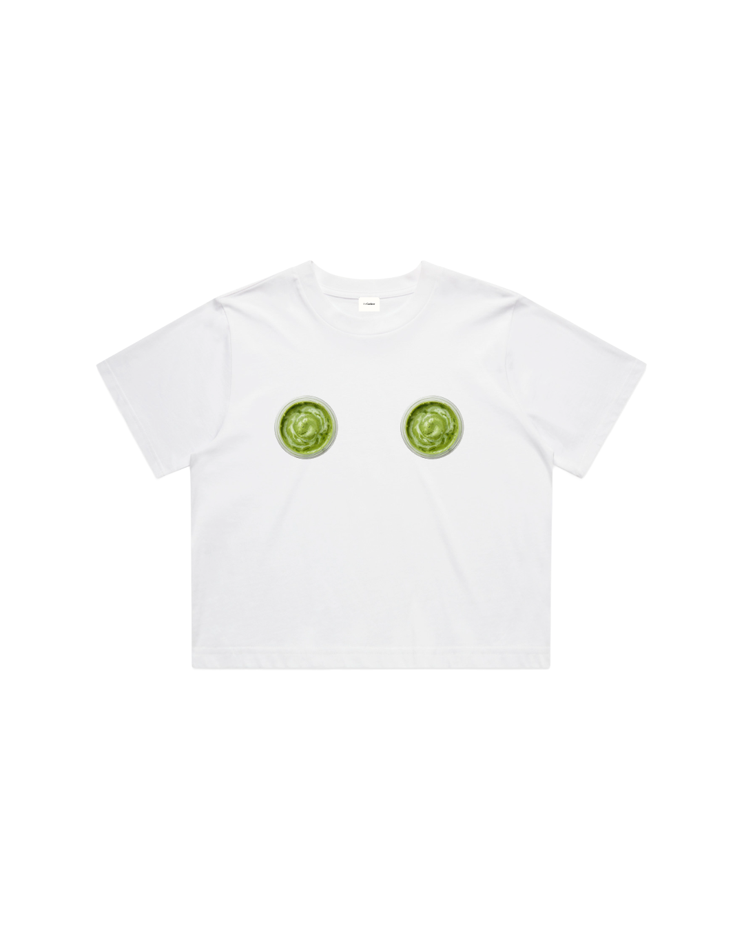 Women Crop Tee White