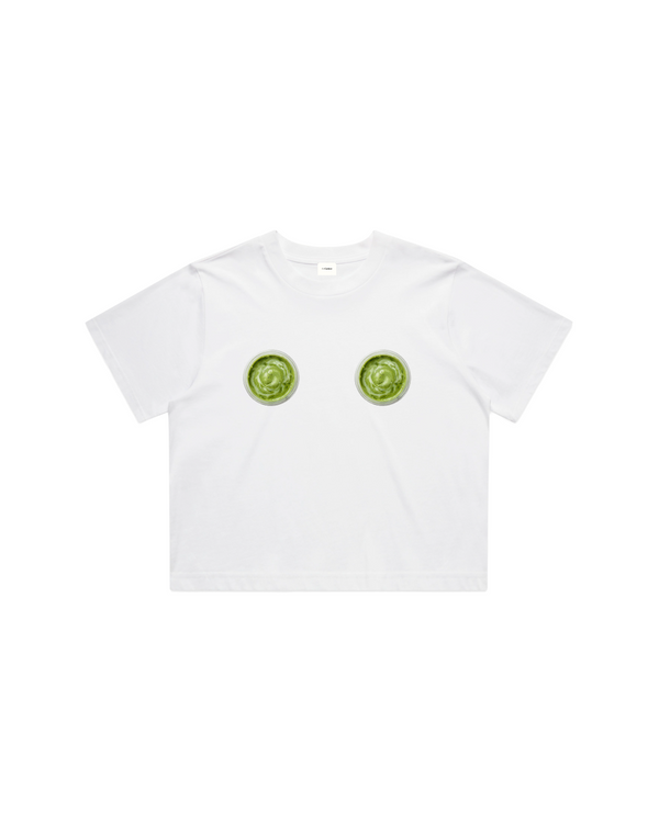 Women Crop Tee White